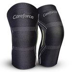 Careforce - The Force Behind Your Health Rubber Careforce Knee Support For Men & Women For Gym Workout Knee Caps For Pain Relief Knee Cap For Cycling Support Knee Support - Blkgrey - Xl