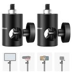 Neewer 2 Packs Rapid Adapter Convert with 1/4" Screw, Multi-Functional Light Stand Tip Adapter - Fits for Studio Monitor Stand, Camera Mount, Photo Studio Photography Light Stand