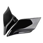 YDLMT Vivid Black Motorcycle ABS Plastic Panels Stretched Extended Side Covers for Harley Touring Road King Electra Glide FLHT FLHR FLH FLT 1997-2007