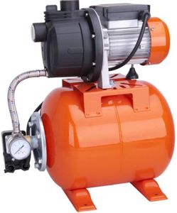 1HP Shallow Well Pump With Pressure Tank, Stainless Steel Water Transfer Pump, 115V Water Pump With Automatic Pressure Switch, Electric Utility Pump for Garden, Pool, Well, Irrigation