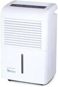 Ausclimate Supreme All Seasons 50L Dehumidifier WDH-070EBP, Suitable For Areas Up To 105m2, With Multiple Fan Speeds and 8L Water Tank, White