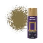 Rust-Oleum 400ml Metallic Spray Paint Aerosol - Elegant Gold