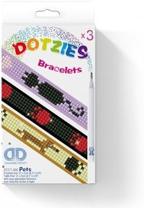 Diamond Dot Kitz Dotzies Bracelets Pets 3pc