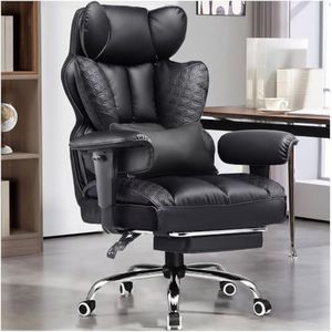 GTPLAYER Big and Tall Gaming Chair 400lbs Heavy Duty Office Chair with Footrest, High Back Pocket Spring Lumbar Support, Ergonomic Wide Comfy Seated Cushion for Lower Back Pain Relief, Carbon-Black