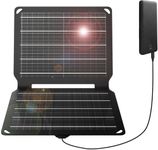 FlexSolar 10W Portable Solar Panels Charger 5V USB Small Foldable IP67 Waterproof Power Emergency Camping Backpacking Hiking for Phones iPads Power Banks