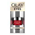 olay eye cream | Reduces Dark Circle, Wrinkles and Puffiness | With Peptides and Niacinamide | Normal, Oily, Dry & Combination Skin l Paraben & Sulphate free | 15ml (Collagen Peptide 24)