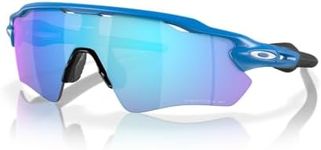 Oakley OO9208 Radar EV Path Sunglasses, Matte Sapphire/Prizm Sapphire Polarized, 38 mm