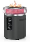 Ninja Fireside360™ Outdoor Heater & Fire Pit | 3 Modes: Flame, Heat, Flame & Heat | Portable for Patio, Deck, Camping | Easy Control Smokeless Flames | Push to Start Ignition | Charcoal | OF101AMZ