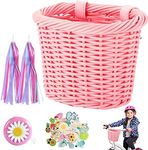 Pink Basket - Kid's Front Handlebar