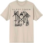 Rock Off officially licensed products Sleep Token Eyes Band Logo T Shirt L