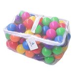 Wonder Space Soft Pit Balls, Chemical-Free Crush Proof Plastic Ocean Ball, BPA Free with No Smell, Safe for Toddler Ball Pit/Kiddie Pool/Indoor Baby Playpen, Pack of 100, (Mix - Primary)