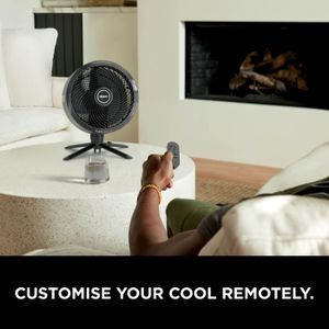 Shark FlexBreeze Pro Cordless Indoor & Outdoor Fan – Misting, 20m Reach, 24hr Runtime, Pedestal/Table, 5 Speeds, Remote, Charcoal Grey
