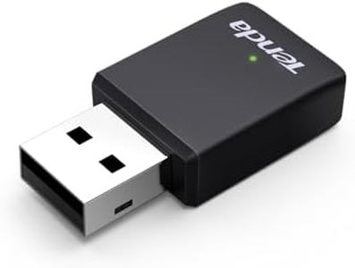 Tenda AX900 Wi-FI 6 Dongle Wi-FI - Adaptador USB inalámbrico de Doble Banda para PC/Escritorio/Laptop - Mini tamaño - Plug & Play - USB2.0 - Modo Suave Ap - Compatible con Windows 7/10/11/Linux