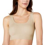 D Club Bali Comfort Revolution Wireless T-Shirt Bra, Wireless Full-Coverage Bra, Pullover Wirefree T-Shirt Bra, Light Beige, X-Large