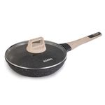 Fry Pans With Lid Greies