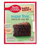 Betty Crocker | Bake Smart | Sugar Free | Chocolate Cake Mix 350g | Chocolate cake mix with sweeteners | No Artificial Colours | Suitable for Vegetarians