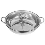 Kichvoe Hot Pot with Divider 36cm S