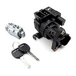 FEXON Switch Ignition Lock Cylinder with 2 Keys Compatible with 1997-2005 Chevy Malibu Impala Monte Carlo Olds Alero Grand Am Repalces 12458191 22599340