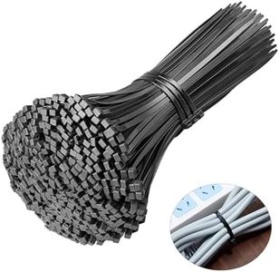 Yolistar 250 Pezzi Fascette Elettricista, Nero, Nylon Cavi Stringicavo 300 x 3,6 mm, Cablaggio Professionali, Resistente allatemperature, per Domestico, garage, giardino, Elettricista, Giardinaggio