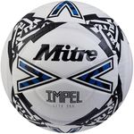 Mitre Impel Lite 360 Football | Highly Durable | Lightweight Ball, White/Black/Blue, 5