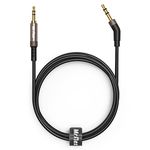 Mr Rex 2.5mm to 3.5mm Cable, 5ft Headphone Replacement Aux Cord Compatible with Bose QC35 QC25 SoundLink SounTrue, JBL Elit 700 E55BT Duet BT and AKG Headset (NOT for Sennheiser Headphones)