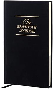 KINGTLE Daily Gratitude Journal with Simple Guided Format, Undated Journal for Recording Goodness, Happiness, Gratitude and Reflection (Black)