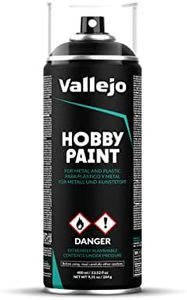 Acrylicos Vallejo S.L. Tabletop Supplies Aerosol Black Primer 400ml Modelling Kit