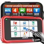 LAUNCH CRP129E V2.0 OBD2 Scanner, 4 System ENGINE/ABS/AT Car Diagnostic Tool, 12 Reset Service, TPMS/Oil/EPB/DPF/BMS/Throttle Reset, Injector Coding,Lifetime Update,Auto Vin OBD2 Code Reader