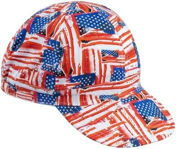 Tough Workwear Welding Cap - 100% Cotton Durable Welding Caps for Men - - Welder Hats- Weld Caps - Sweat Wicking Liner