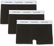 Calvin Klein Men's Low Rise Trunk 3pk 0000u2664g Boxers, Black, S