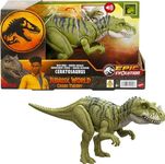 Mattel Jurassic World Wild Roar Ceratosaurus Dinosaur Figure with Continuing Snapping Chomp Attack & Roar Sound, Posable Toy & Digital Play