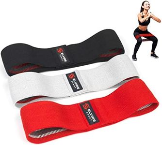 ELVIRE Fabric Resistance Bands| Exercise Bands Set of 3 | Booty Bands for Women Workout Bands Resistance Loops | Leg Bands for Working Out Glute Bands, Squat Bands