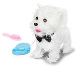 Tobar Animigos Walking Westie Electronic Dog Soft Toy, for ages 3 years +