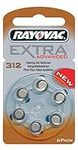 Rayovac Extra size 312 hearing aid batteries 5 packs of 6