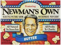 Newman's Own Old Style Picture Show Microwave Popcorn, Butter, 3 ct