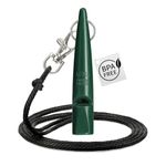 Acme dog whistle no. 211.5 + Free Whistle Band / Original from England / Ideal for Dog Training / Robust Material | Standard Frequency / Loud and Wide-Reaching (Forest Green)