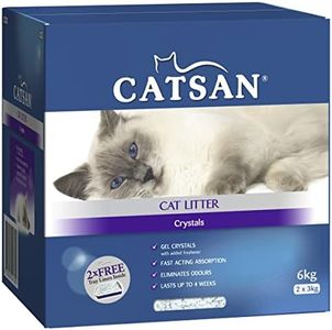 Catsan Cat Litter, Crystals 6 kg