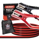 Cartman Heavy Duty Booster Cable in Carry Bag 4 Gauge (4AWG x 20 Feet)