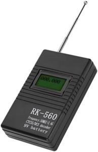 RK560 Mini Radio Frequency Counter Meter,50MHz-2.4GHz Radio Frequency Counter with CTCSS/DCS Decoder,Portable Handheld Frequency Counter Meter,1K / 0.1K.