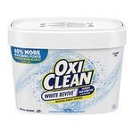 OxiClean White Revive Enzyme Laundry Stain Remover Powder, Effective on Grease, Blood, Wine Stains and More - Colour Safe, Chlorine Bleach-Free, 1.28 kg