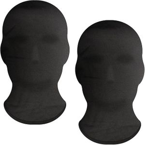 Forhome 2 Piezas Máscara Facial Completa Halloween,Máscara de cara completa para Halloween,Máscara Facial Completa Halloween, Máscara de Cara Completa,Full Face Masks Unisex para Fiesta de Disfraces