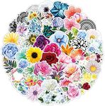 Flower Stickers, 100 Pcs Beautiful 