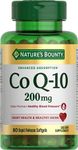 Nature's Bounty CoQ10, Supports Heart Health, Dietary Supplement, 200mg, 80 Rapid Release Softgels