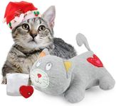 ALL FOR PAWS Little Buddy Heart Beat Sheep, Puppy Toy with Heartbeat Dog Training Toy for Separation Anxiety Relief Behavioral aid for Pets (Grey Kitty with Heartbeat)