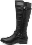 Lilley Marcy Womens Black Buckle Ri