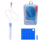 Qenixo Baby Nasal Aspirator – Soft Silicone Snot Sucker for Newborns & Toddlers | Gentle Nose Cleaner with 20 Reusable Hygiene Filters | Easy to Use & Clean for Congestion Relief