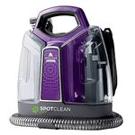 BISSELL SpotClean Pet | Portable Carpet Cleaner | Remove Spots, Spills & Stains with HeatWave Technology | Clean Carpets, Stairs, Upholstery, Car Seats | 36982 | Titanium/Purple