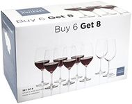 Schott Zwiesel Forte Tritan Crystal Stemware Collection Burgundy/Light Red & White Wine Glasses, 1 Count (Pack of 1), Clear