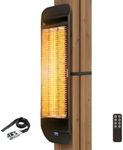 ZeboZap KDHT1500 1500W Infrared Electric Patio Heater for Gazebos, Pergolas, Decks, Garages, Backyards & Restaurants | Wall & Post Mounted Outdoor Heater