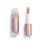 Makeup Revolution Conceal & Define Concealer, Lightweight, Longlasting, Full Coverage Face Makeup, C4, 4g